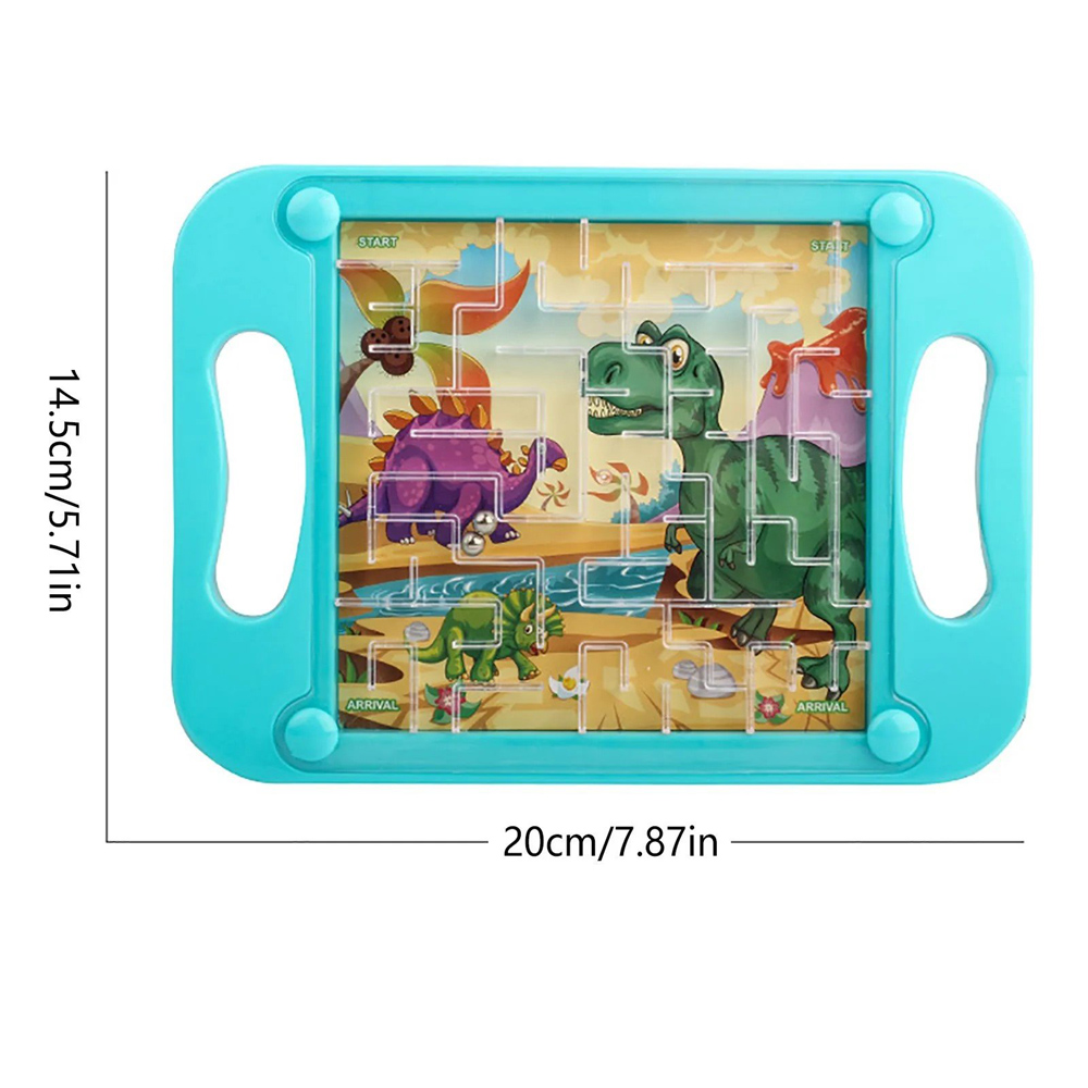 Maze Puzzle Double Balance Ball Board Game For Kids Brain Game Children 3D Educational Toy. 