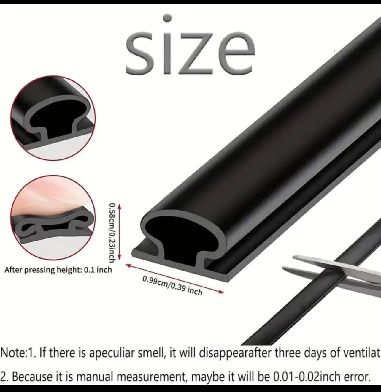 Window sealing strip, Weather Stripping Door Seal, Window And Door Seal Strip, Soundproofing Self-AdhesiveSoundproofing Self-Adhesive Backi Backing D-Shape Door Weather Strip Model-Rubber seal-501. 