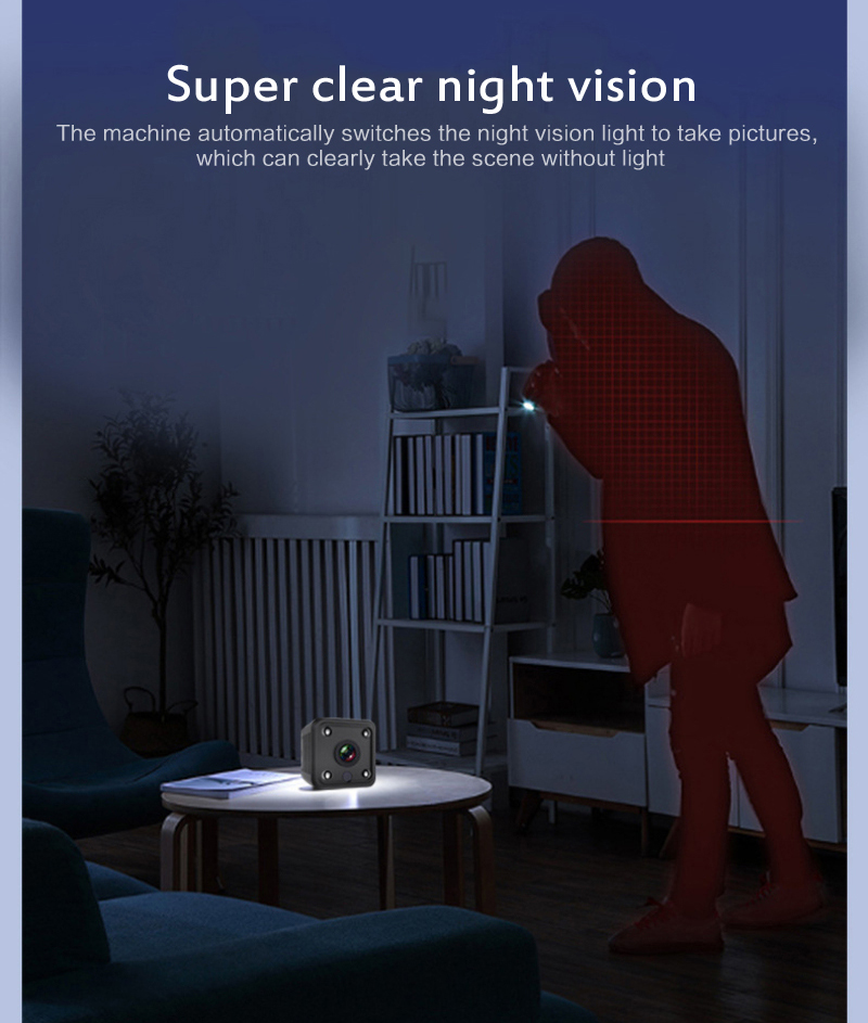 X6 mini camera motion sensor night Sight camera DVR micro motion camera wireless WiFi small camera hot sell. 
