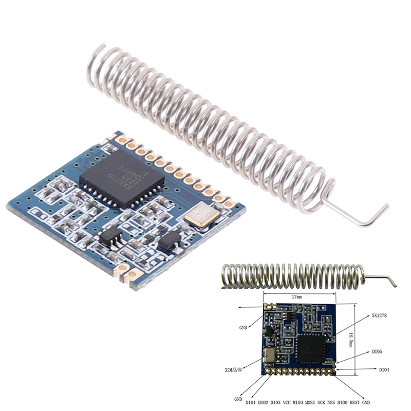 1Set LoRa SX1278 Long Range RF Wireless Power Mental Module SX1276 For Arduino jingu. 