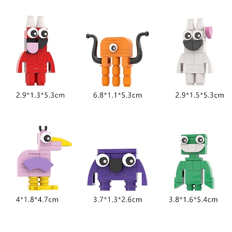 MOC All Members For Garten of BanBan Building Blocks Set Mini Opila Bird Jumbo Josh Captain Horror Game Figures Bricks Toys Gift. 