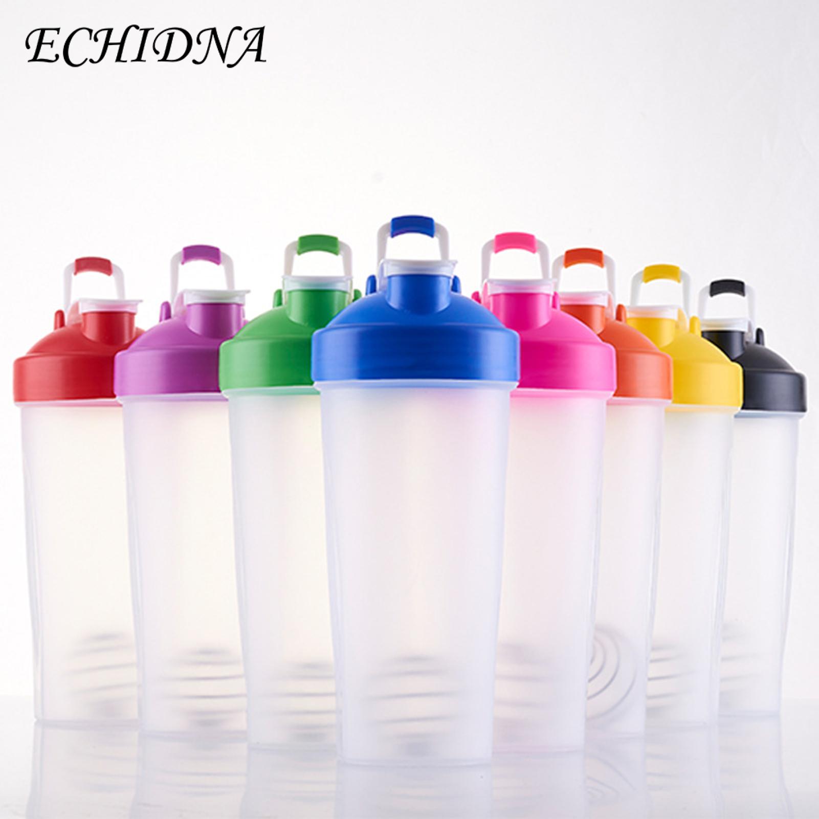 Smoothie Shaker Bottle 600ml Protein Shaker Bottle with Wire Whisk Ball Bpa-free Secure Shaker Cup Food Grade Mixer Bottle with Handle Best Shaker for Fitness Enthusiasts Bpa-free Shaker