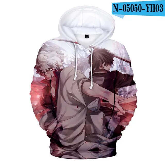 Sudadera Con Capucha Gintama Kawaii Elizabeth Graphic Man