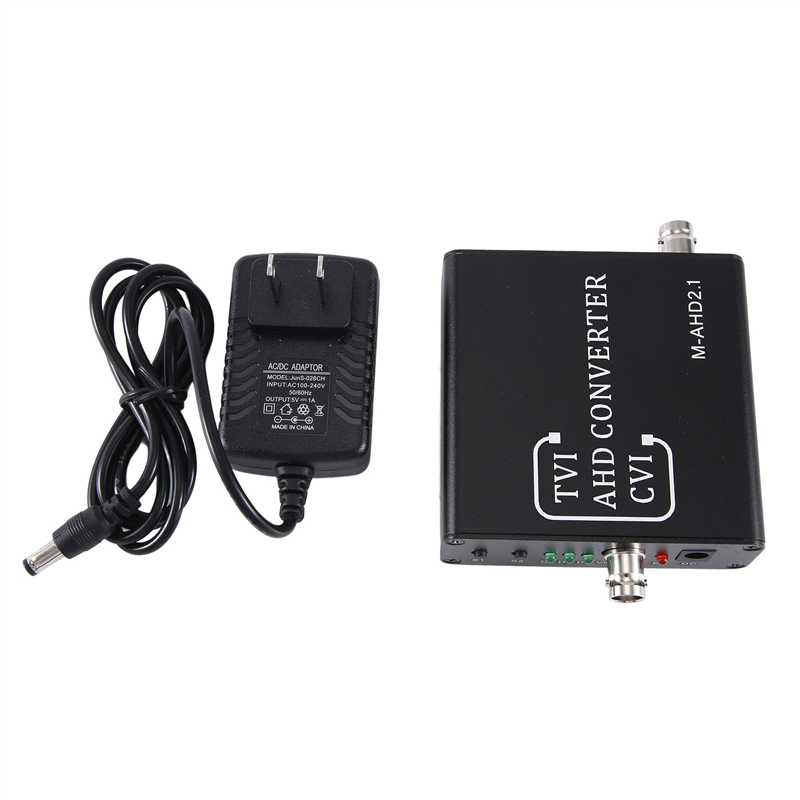5MP 2MP 720P 1080P AHD TVI CVI to HD VGA Converter Switch US Plug