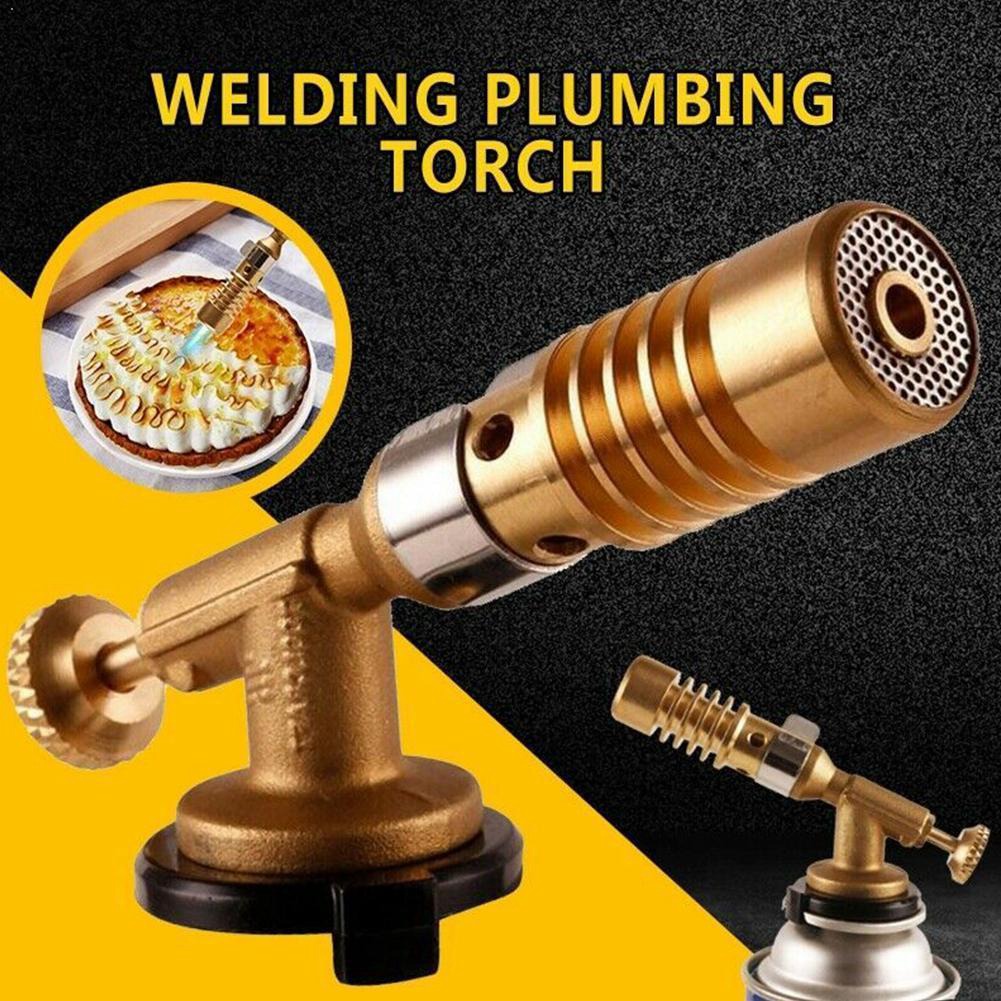 Portable Gas Torch Blowtorch Copper High Temperature Welding Torch Brazing Solder. 
