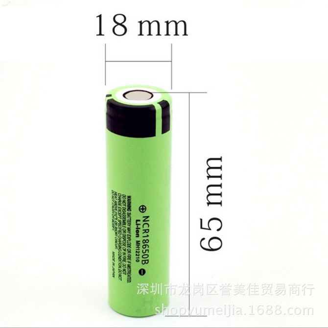 Genuine Panasonic 3400 18650 lithium battery Panasonic 18650B 3.7V large capacity lithium-ion battery original.