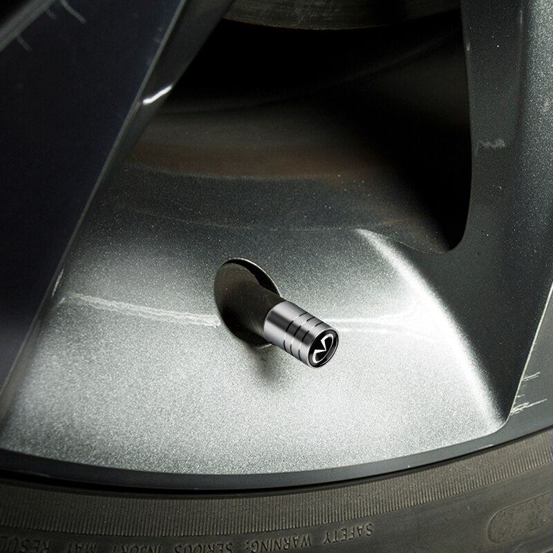 【Mary DAI Store】For Infiniti FX35 Q50 Q30 ESQ QX50 QX60 QX70 JX35 G35 G37 Car Tyre Cap Wheel Tire Valve Caps Tire Badge Decoration. 