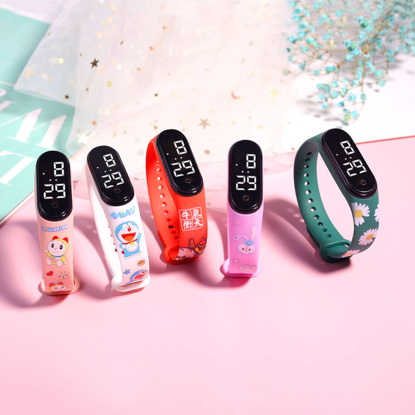 Dragon Ball, LED Fashionable Digital Goku Watch Waterproof Bracelet 2024 Collection. 