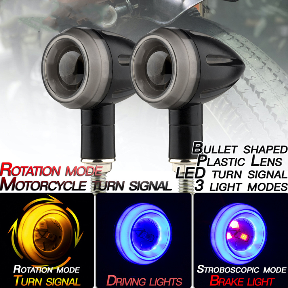 【3C VictoryEagle】LI 1 Motorcycle Turn Signal Led Brake Light Rotation Mode Tail Daytime Indication Light Styling. 