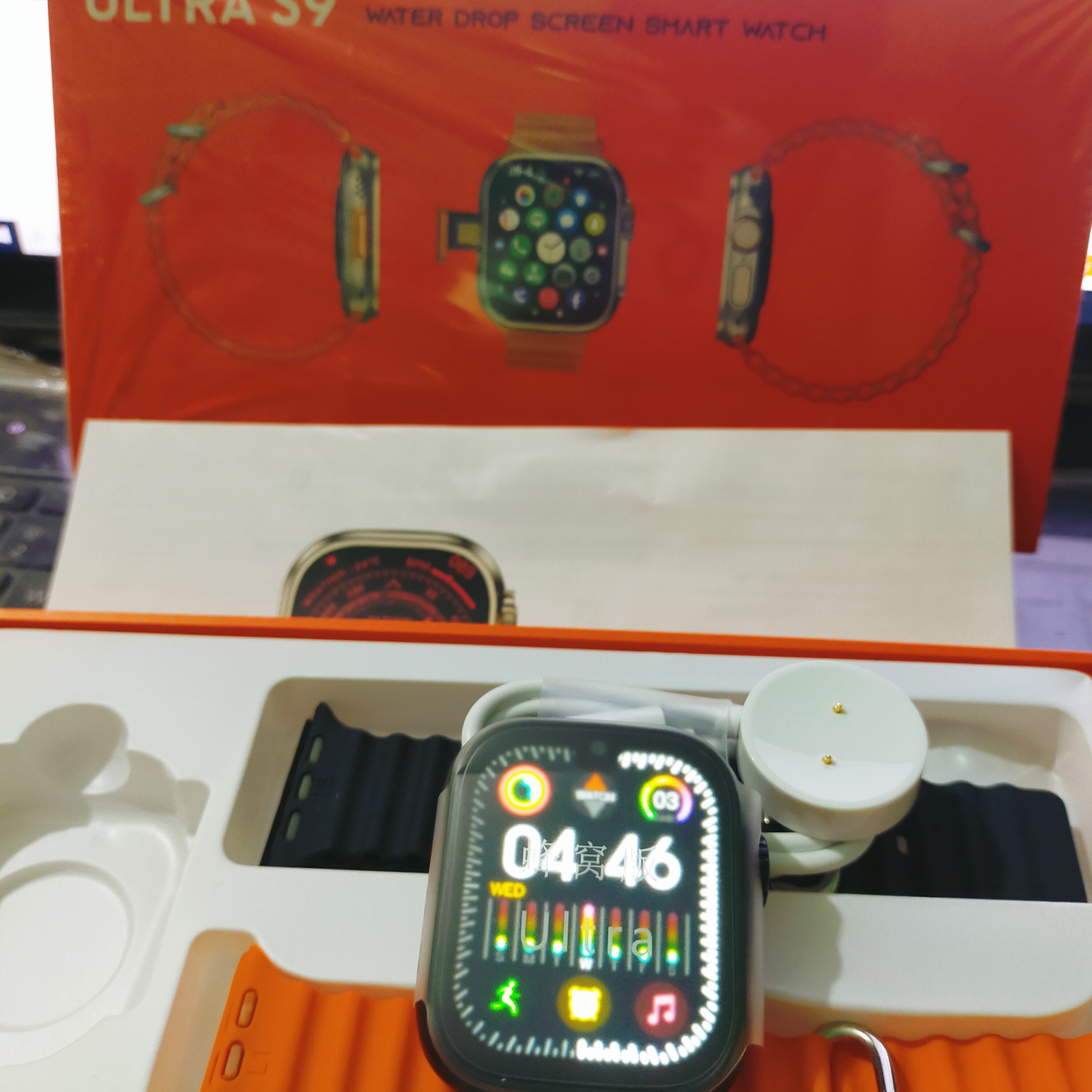 S9 Ultra 5G Android Smartwatch With Dual Camera 4GB Ram & 64GB Rom Smartwatch With Double Straps S9-3846. 