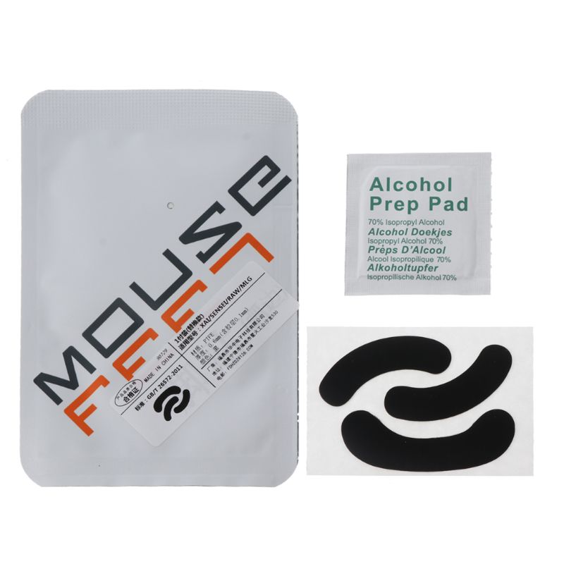 1 Set 0.6mm Mouse Feet Mouse Skates For SteelSeries XAI Sensei RAW MLG Mouse. 