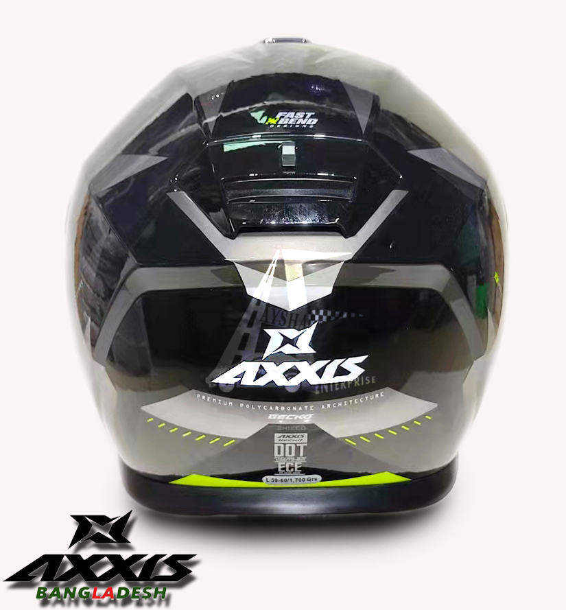 Full Face Axxis Eagle Gecko SV  Shield B2 Glossy Grey. 