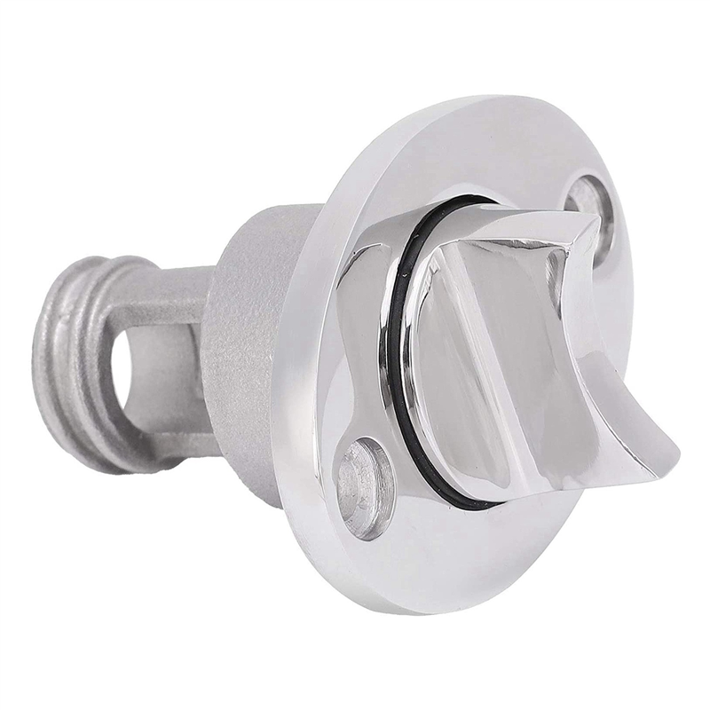 TWEXQNY 2X Boat Drain Plug Replacement Stainless Steel Marine Yacht Stop Water Bung Water Stoppe