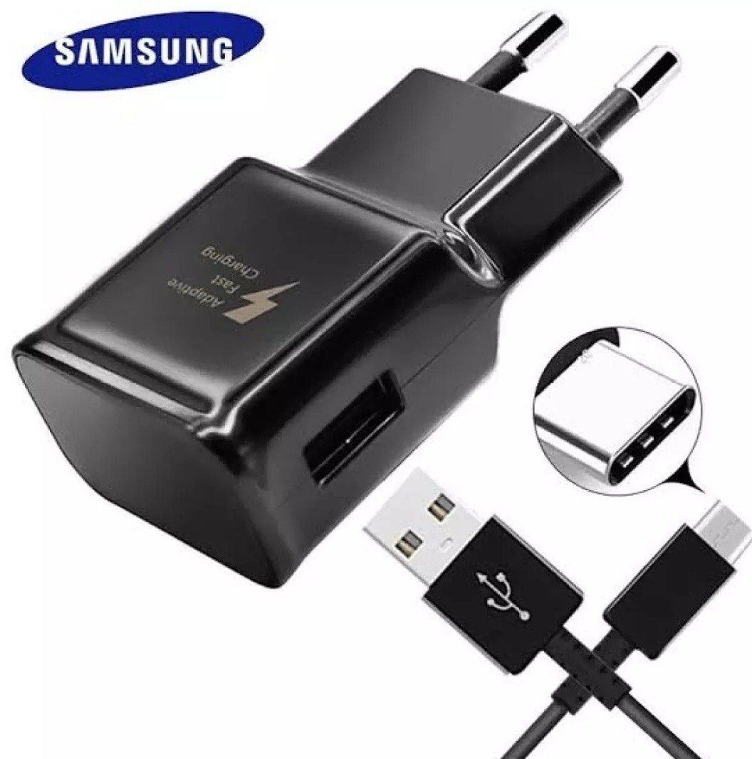 Samsung Adaptive Fast Charger with Type C Cable For Samsung Galaxy S8. 
