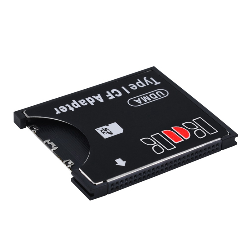 Black Adapter Plastic Adapter Support SD SDHC SDXC MMC Card to Standard Compact Flash Type I Card Reader Converter. 