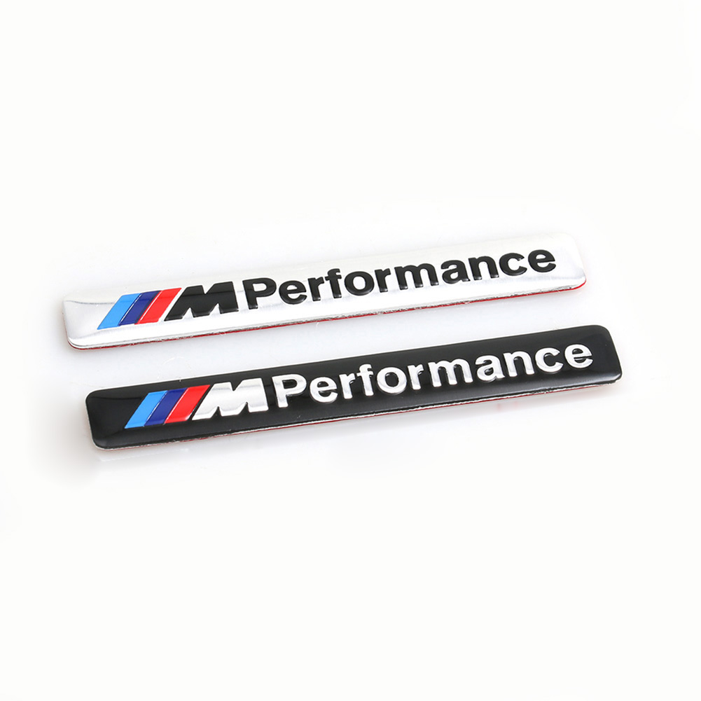M Performance Metal Logo Car Sticker  Emblem Badge Interior Decoration for BMW. 