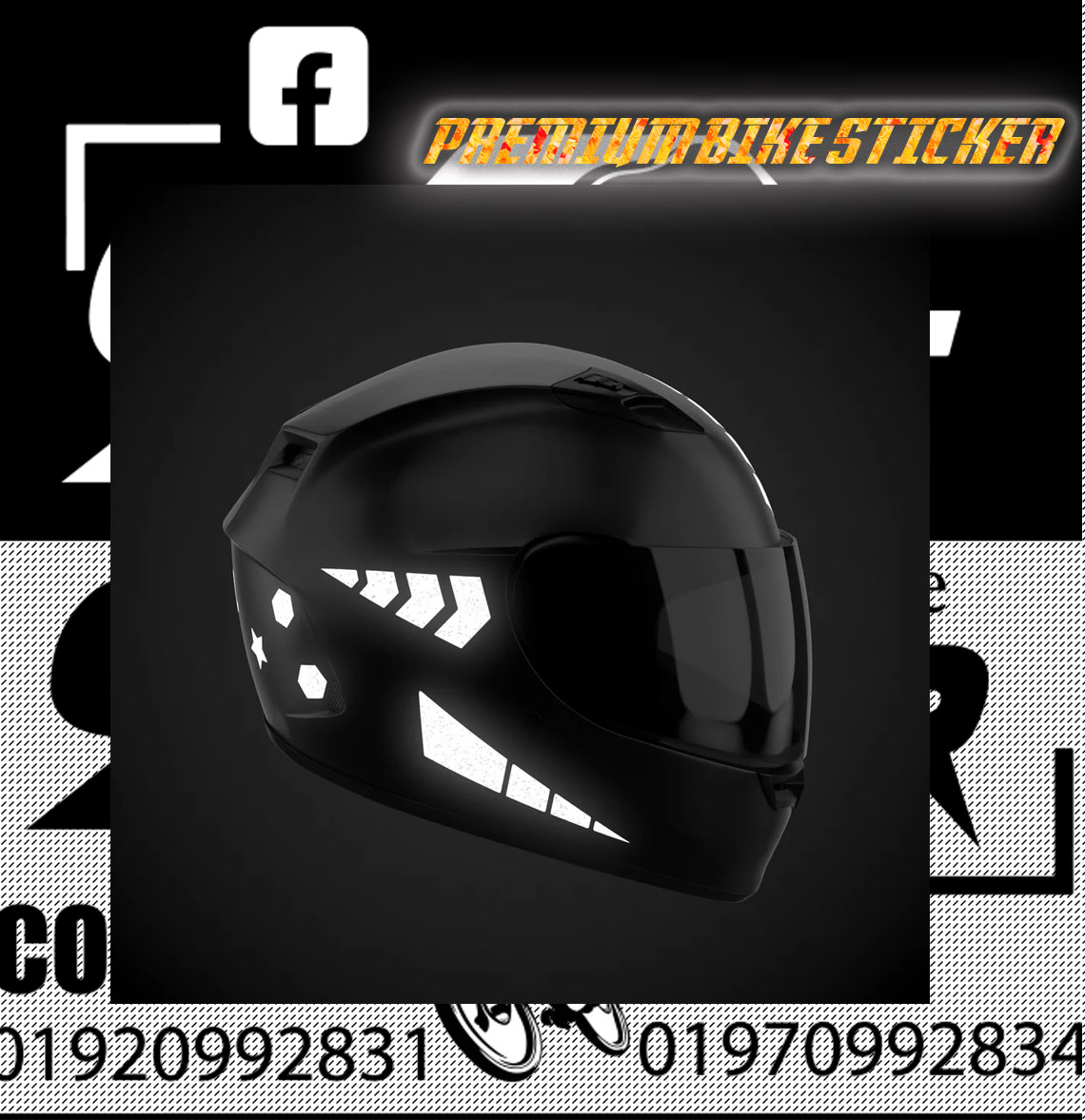 Helmet sticker 2 pcs available premium || best helmet sticker ||customize sticker. 