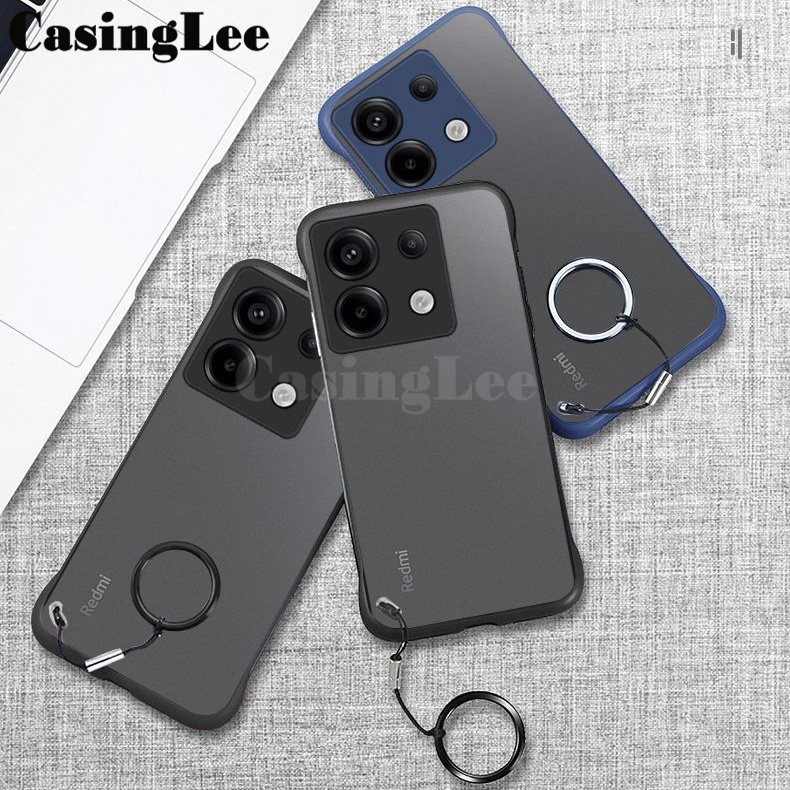 For Redmi Note 13 Pro Plus case Ultra Thin Frameless Case Matte Heat Ring Cover For Redmi Note 13Pro + Back Cover Phone cases. 