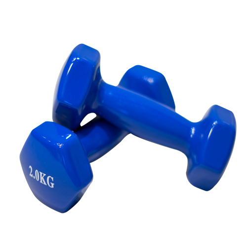 2kg vinyl dumbbell-1 Pair / 2 pcs
