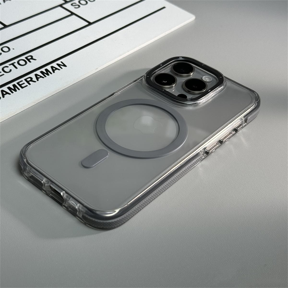 Transparent For Magsafe Magnetic Charge Phone Case For iPhrelaxone 16 14 11 12 13 15 Pro Max Hybrid Armor Protection Cover