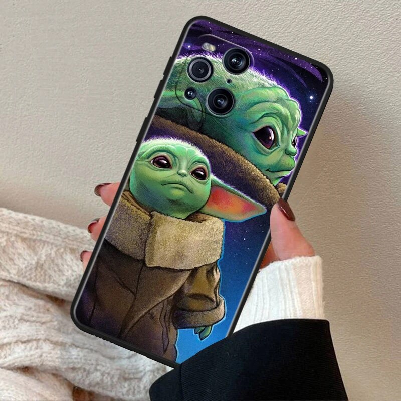 Disney Yoda Baby Cute For OPPO Find X6 X5 X3 X2 F21S F21 Pro Lite Neo Black Fundas Soft Cover Capa Phone Case
