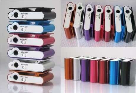 Metal Screenless Gift Card Insert Clip Digital Player Low Price Mini MP3 Memory Play. 