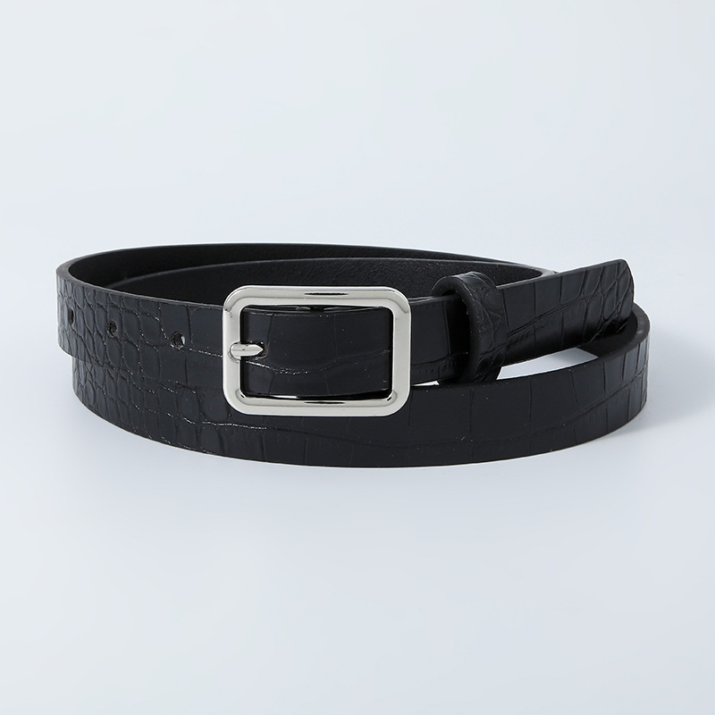 Summer New Stone Candy Japanese Buckle Women's Belt Vintage Decoration Dress Jeans Belt Women