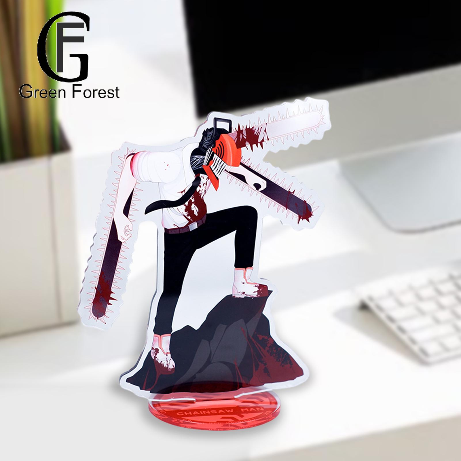 Green forest Anime Figure Standee Smooth/Matte Texture Anime Figure Standee Acrylic Decor Stand. 