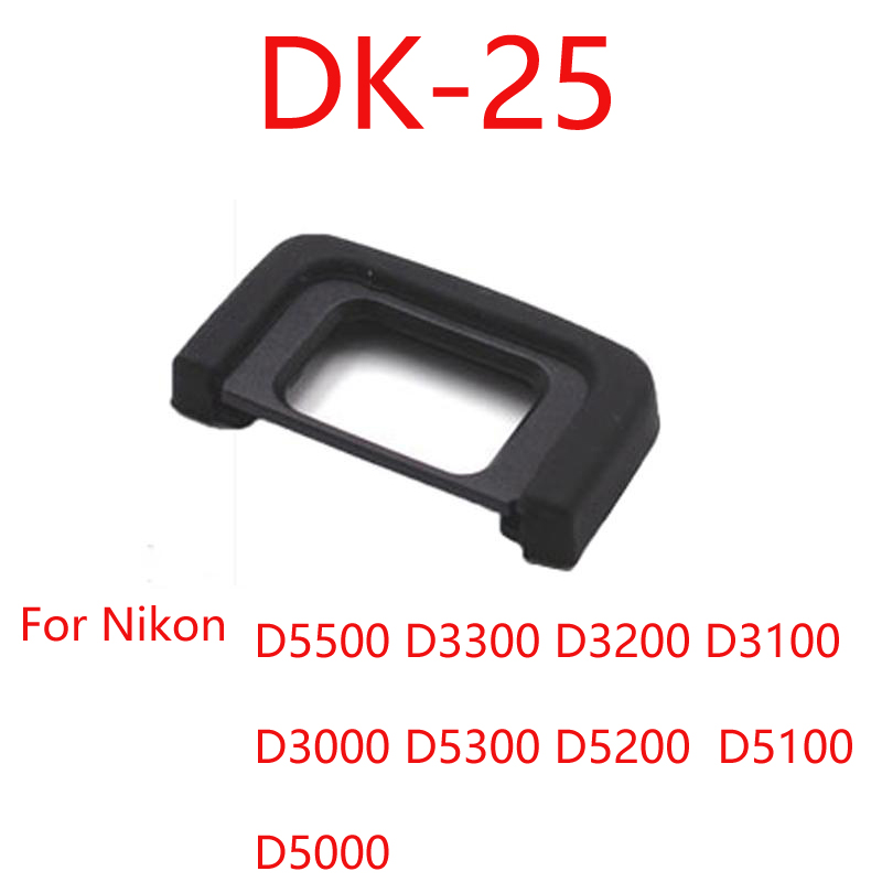【miniworld Store】DK-25 DK25 Rubber Cup Eyepiece Eyecup for Nikon D3300 D3200 D3100 D3000 D5300 D5200 D5000 DSLR Camera