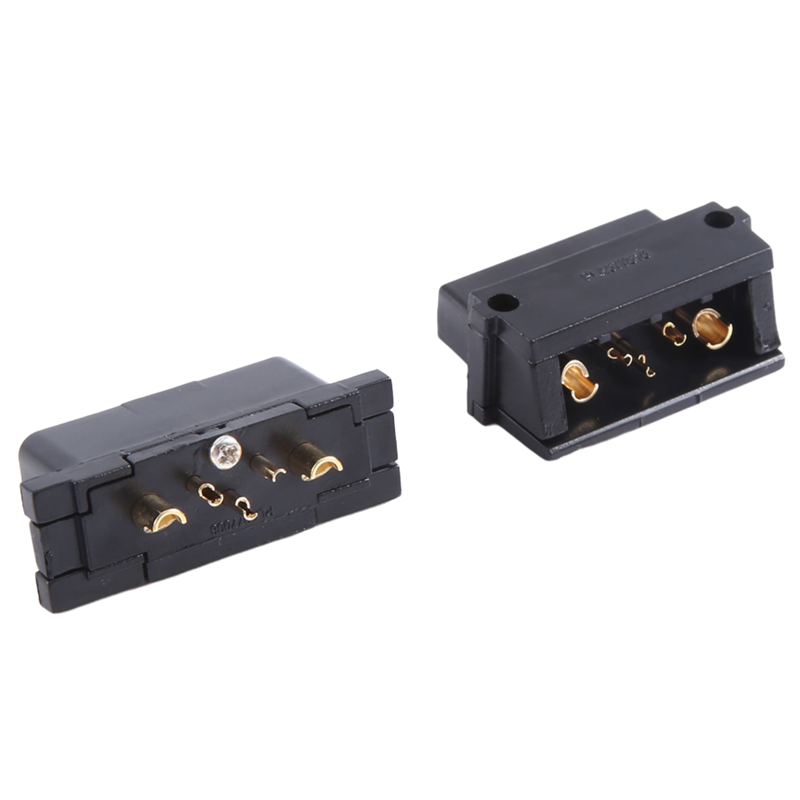 1Pair Lithium Battery Box Power Discharge Connector 6 Pins Male Plug and Female Plug,E-Bike Parts Power Plug for Hailong Easy Install