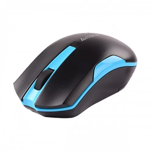 A4 Tech G3-200/200N Black & Blue Wireless Mouse. 