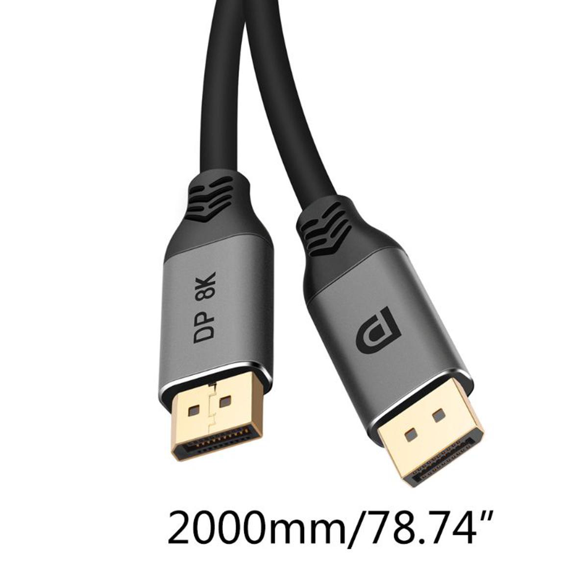 Home Theater DisplayPort 1.4 Cable 8K 4K HDR 60Hz 144Hz Display Port Adapter For Video PC Laptop TV DP 1.4 DisplayPort Cable