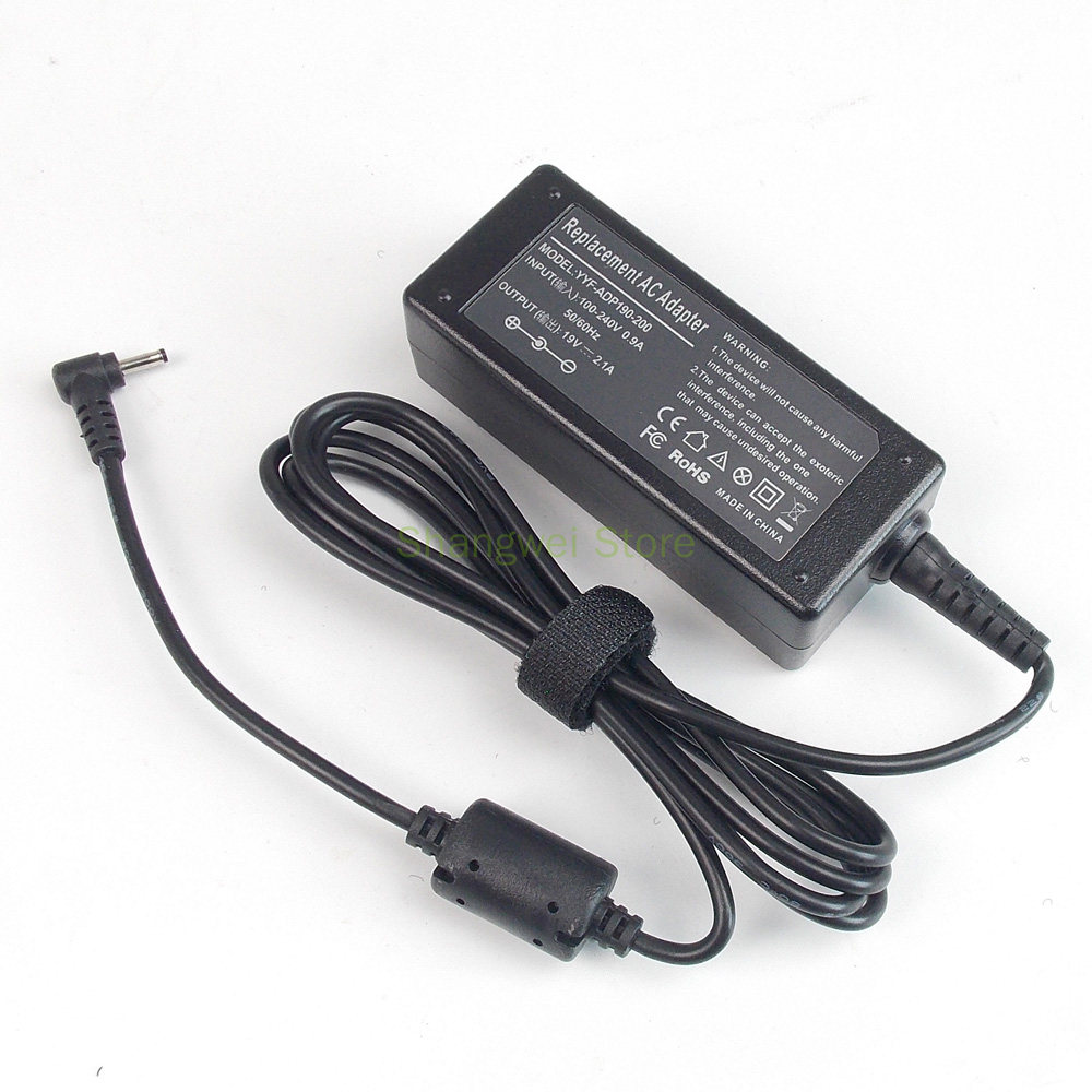 19V 2.1A Notebook Power Adapter Charger for Asus Eee PC 1101HA-MU1X-BK 1015CX-WHI014W 1015PE-BLK045S 1015PE-BLK052S 1001HAG R051T. 