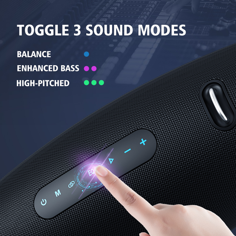 Zealot S67 Wireless Speaker WithShoulder Strap,Outdoor,Waterproof,Portable Speaker with Loud Stero and Booming Bass,40H Playtime. 