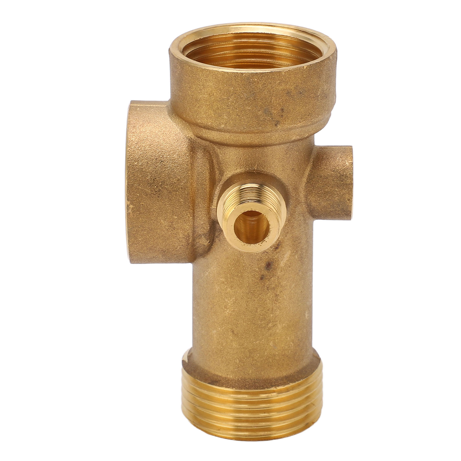 Pipeline Connector, Brass Water Pipe Fitting 5 Way for Oil. 