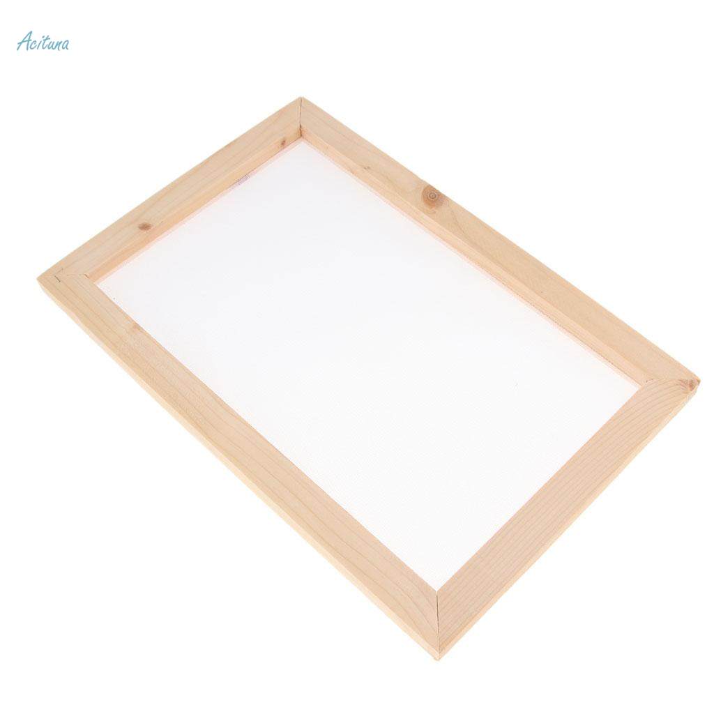 4X A4 Paper Making Mould Kit Making Handcraft Art Paper Making Supplies 20x30cm. 