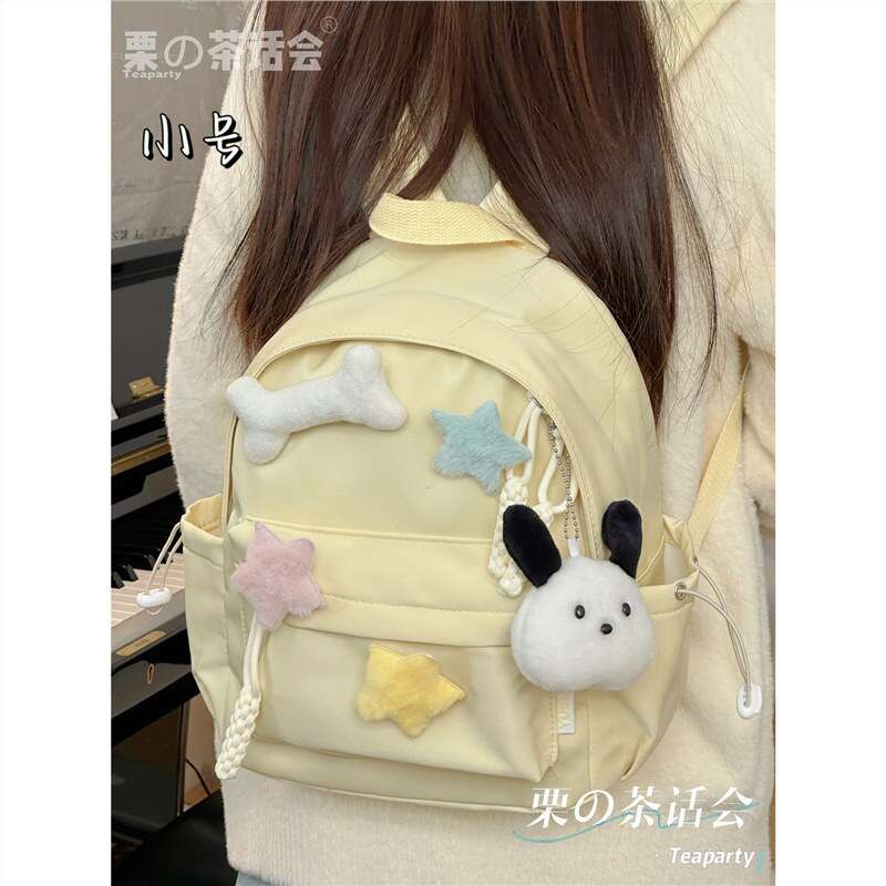 Instagram small simple and versatile, college style mini for girls, lightweight backpack. 