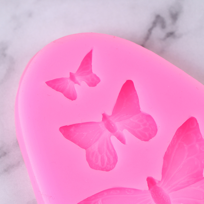 Fondant Butterfly Love Flower Cake Decor Molds Pastry Cookies Baking