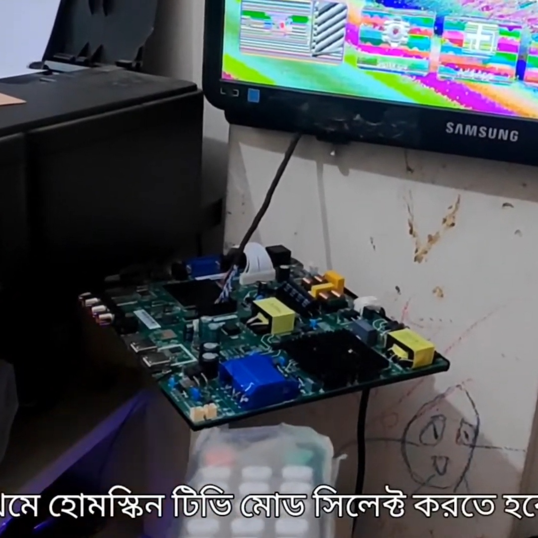 TP.MS338.PB822 1GB Ram 8GB Rom Android smart TV three in one network motherboard Quad Core Processor built in Power Board LED Inverter ZSY-TP. ATM20. PB819 Replace 32-42  smart Tv HD and Full HD Firmware. 