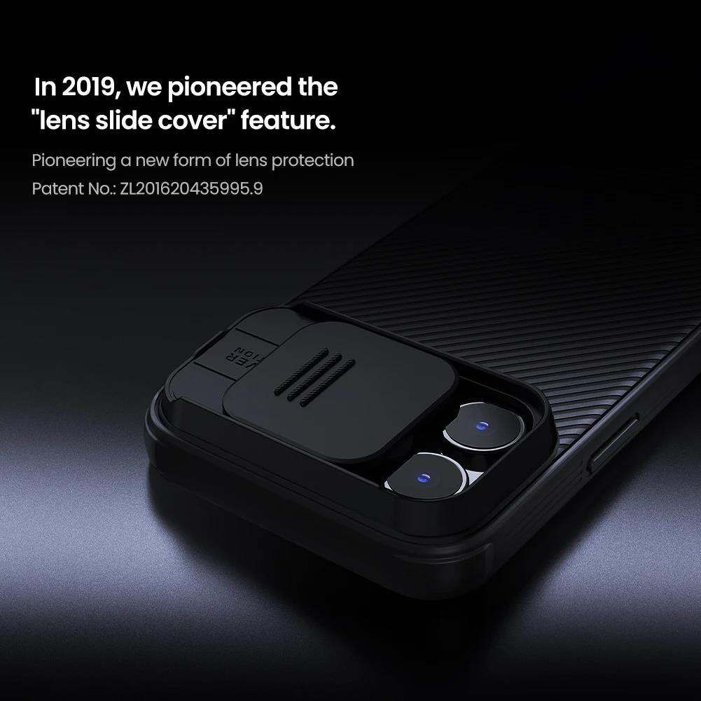 For iPhone 16 Pro Max / 16 Pro Case Nillkin Slide Lens Protection Bumper Camera Protection Back Cover for iPhone 16 Pro Max. 