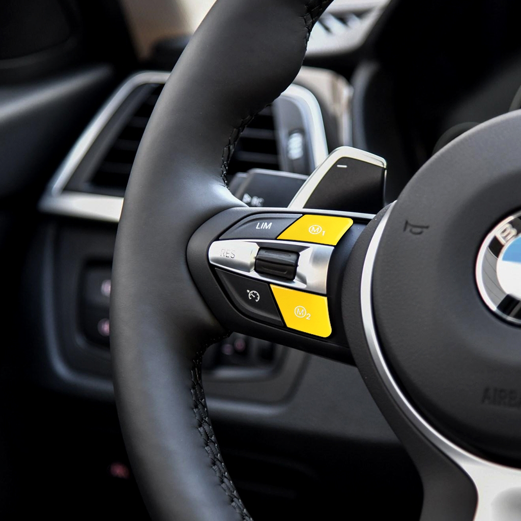 (New)Car Steering Wheel M1 M2 Button Engine Start Stop OFF Buttons for BMW F20. 