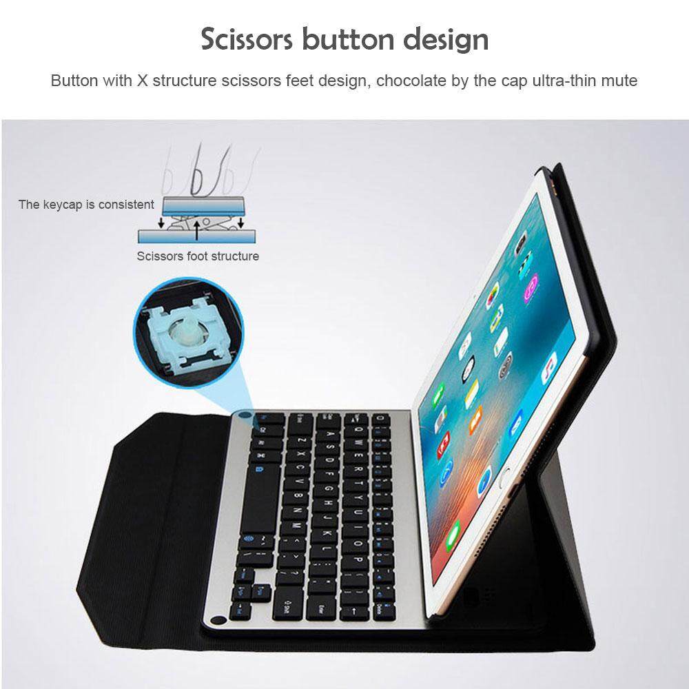Kobwa IPad Pro 10.5 Keyboard Case Cover With Aluminum LED Backlit Detachable Bluetooth Keyboard and Multi Stand Angel. 