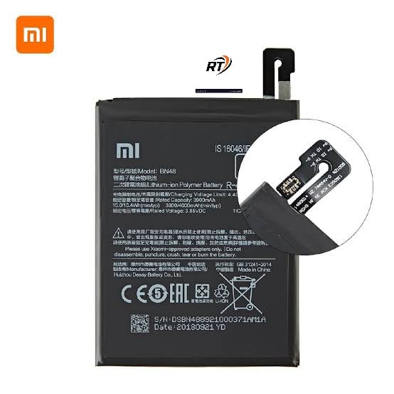 Mobile Battery BN-48 for Mi Redmi Note 6 Pro-4000mAh/ Rt. 