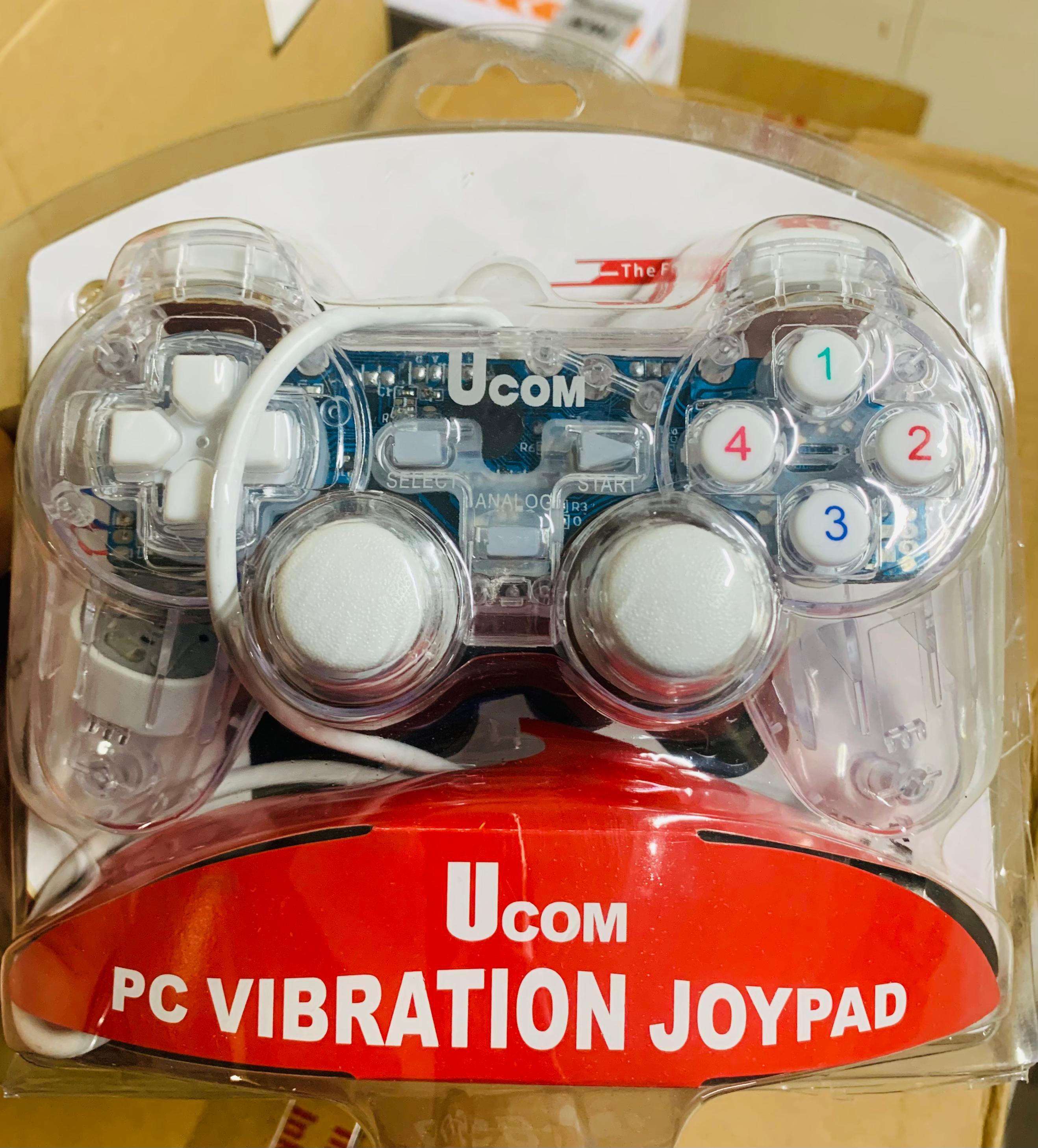 UCOM PC Dual Vibration Wired Game Controller Gaming Joypad Joystick USB Gamepad Joystick Gamepad Joypad For Win7/ XP For PC Laptop Vibration Gamepads. 