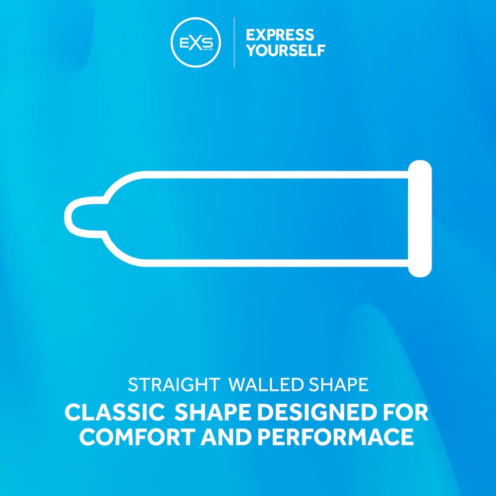 EXS Snug condom, small size condom, fit condom, closer fitting condom, tight fit  condom, Single pack (3x1=3pcs). 