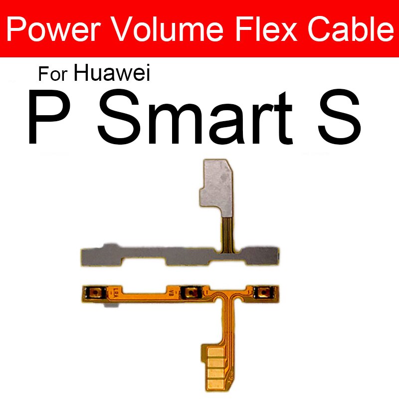 Power Volume Side Buttons Flex Cable For Huawei P Smart Plus 2018 2019 2020 2021 P Smart S Z Pro Power Switch Flex Ribbon Repair. 