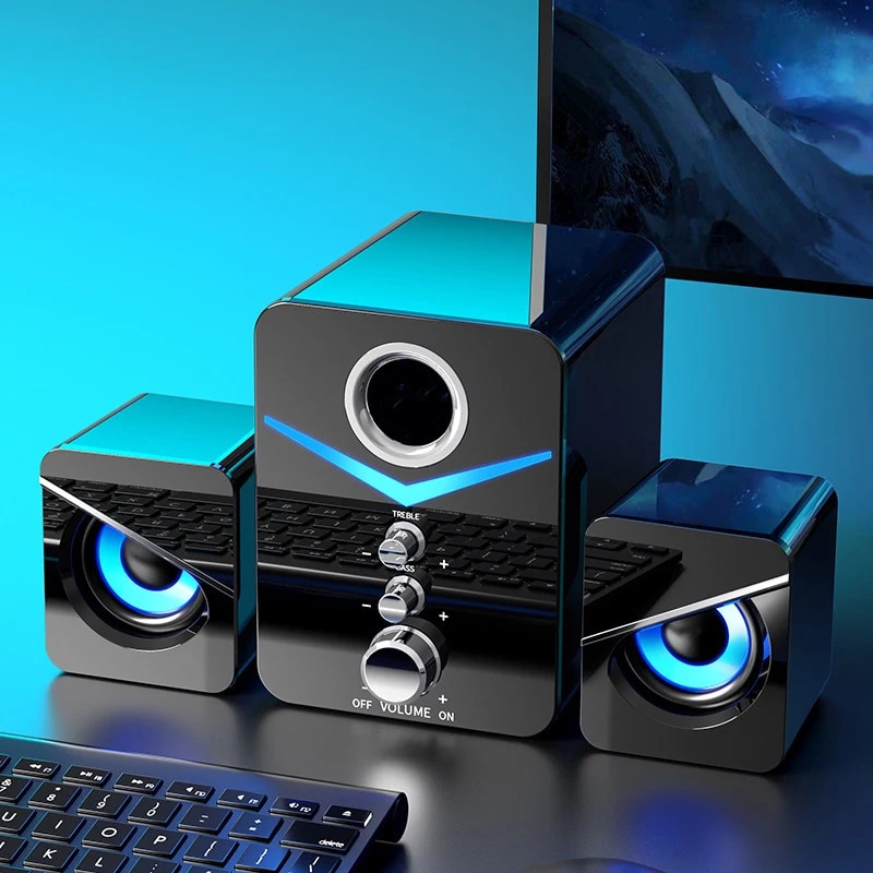 Bluetooth Speaker Home Theater Sound System Mini Speakers Desktop Computer MP3 Player Audio for PC Phone Subwoofer Multi-media. 