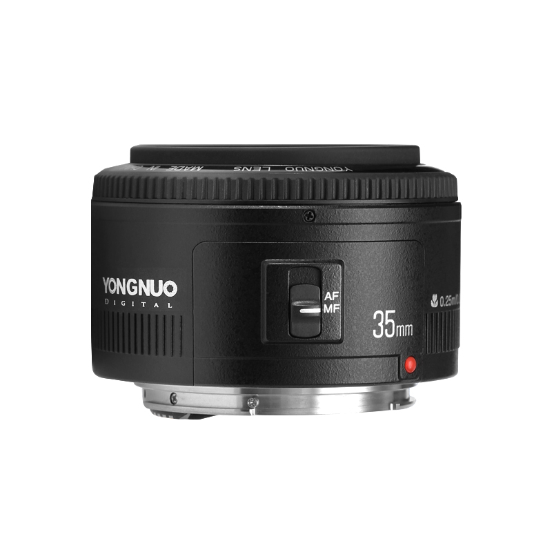 Yongnuo YN35mm lense 35mm F2 Auto Focus lens For Canon 450D 550D 650D 1100D 5D mark III 700D 600D 70D 60D 6D EF Mount EOS Camera. 