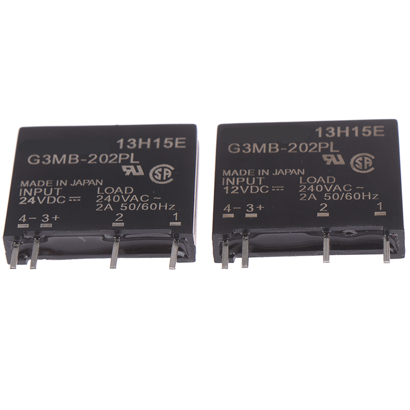 New 1/2PCS 12V/24V G3MB-202P DC-AC PCB SSR Solid State Relay Module