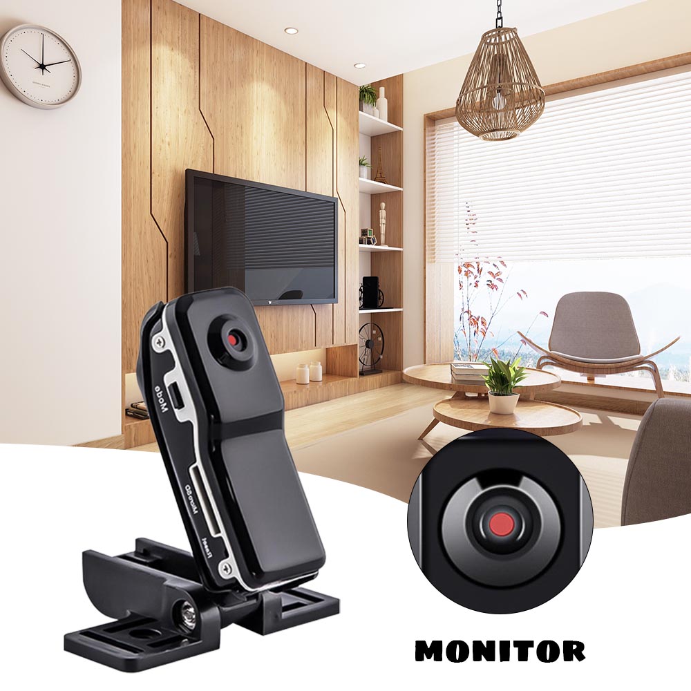 Mini DV Camera Wireless Micro Camera 720p HD Sensor Camcorder MD80 Video Audio Recorder Small Camera Collar Clip. 